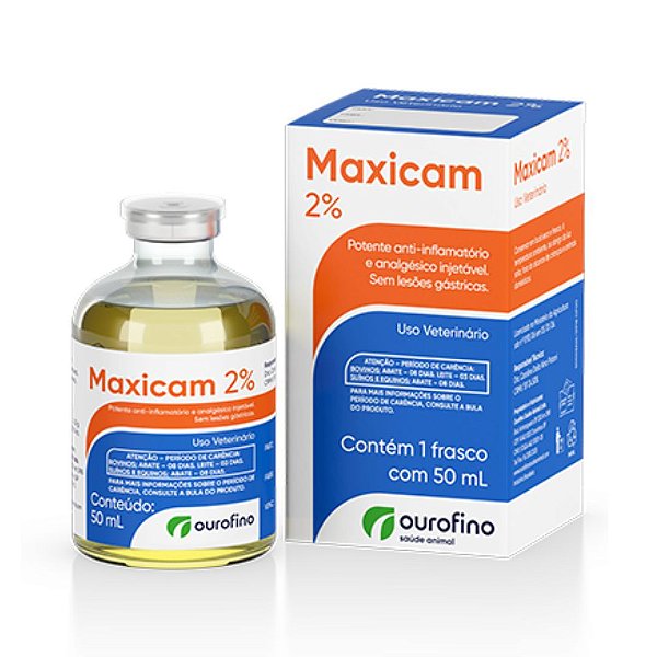 Maxicam 2% 50 mL - Ourofino