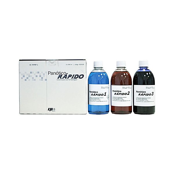 Panótico Rápido 3 Frascos De 500 mL - Laborclin
