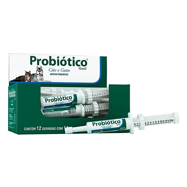 Probiótico Cães E Gatos 14 Gr - Vetnil