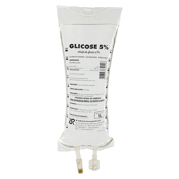 Solução De Glicose 5% 1000 mL - JP Farma