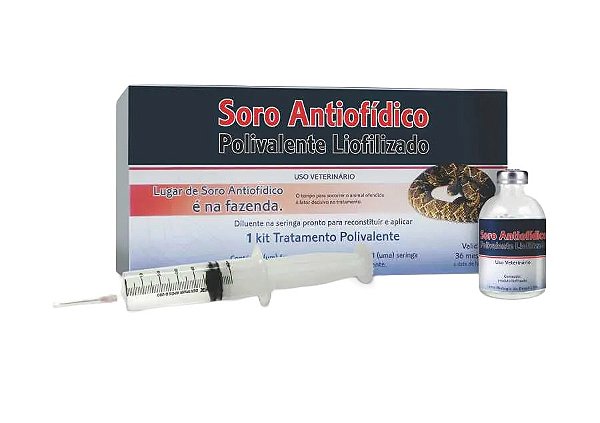 Soro Antiofídico Polivalente Liofilizado - Lema
