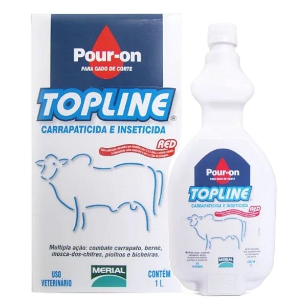 Topline Red Pour-On 1 Lt - Merial
