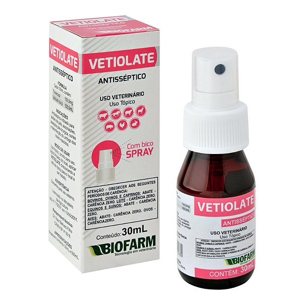 Vetiolate Spray 30 mL - Biofarm