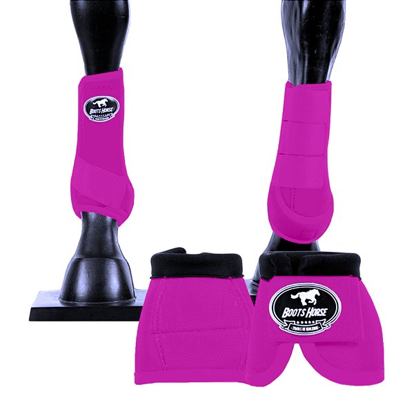 Kit Color Cloches + Boleteiras Magenta - Boots Horse