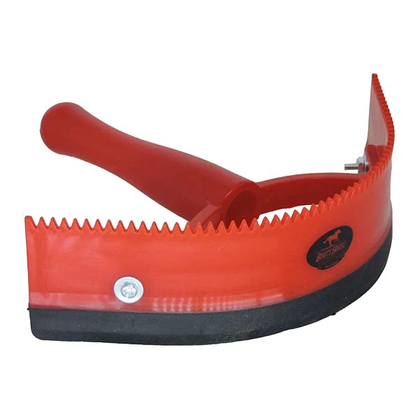 Raspadeira De Banho Rodo Plástico Vermelha - Boots Horse
