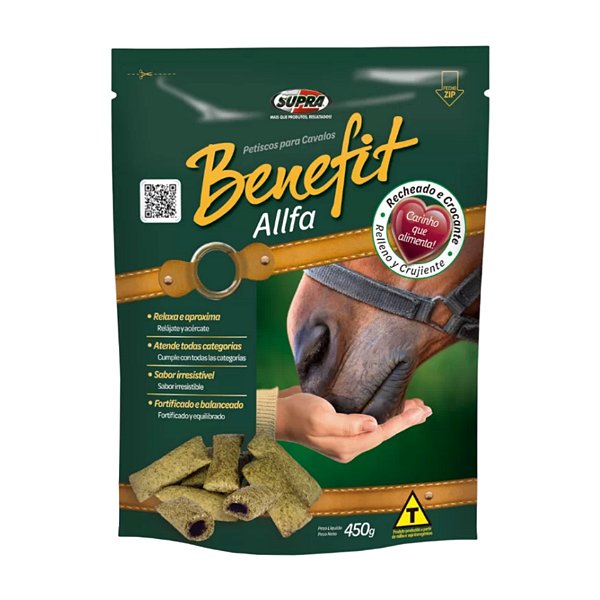 Benefit Alffa Biscoito 450 Gr - Supra