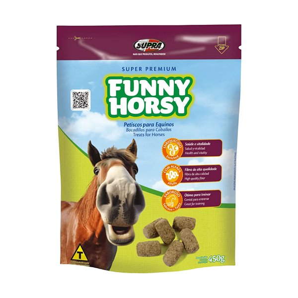 Funny Horsy Biscoito 450 Gr - Supra