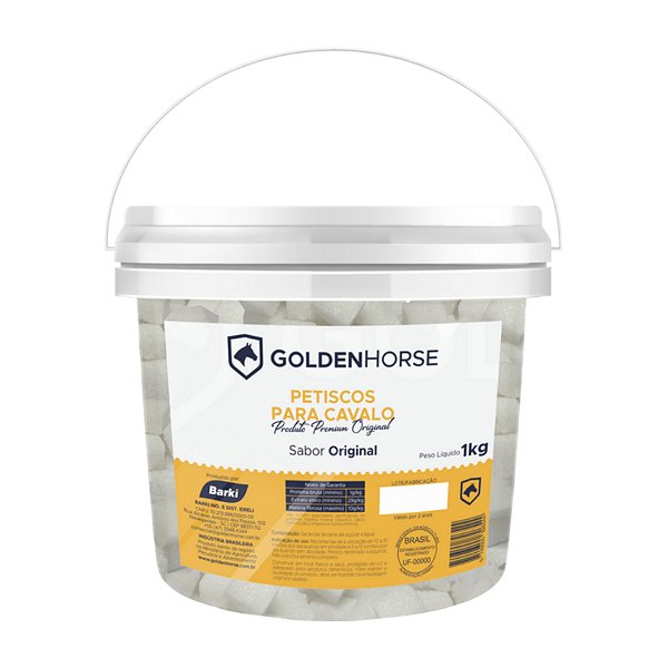 Cubos De Açúcar Branco 1 Kg - Golden Horse