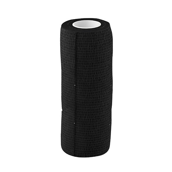 Bandagem Elástica Autoaderente Preta 15 cm x 4,5 mt