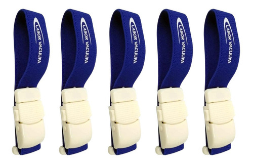Garrote Elástico Azul Com Trava Kit C/ 5 Unds - Labor Import