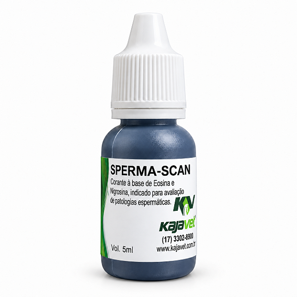 Corante Para Avaliação Espermática Sperma-Scan Eosina-Nigrosina 5 mL - Kajavet