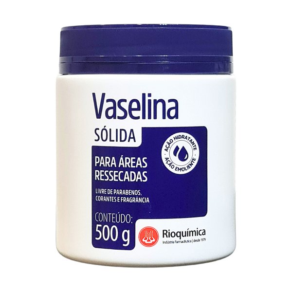 Vaselina Sólida 500 Gr - Rioquímica