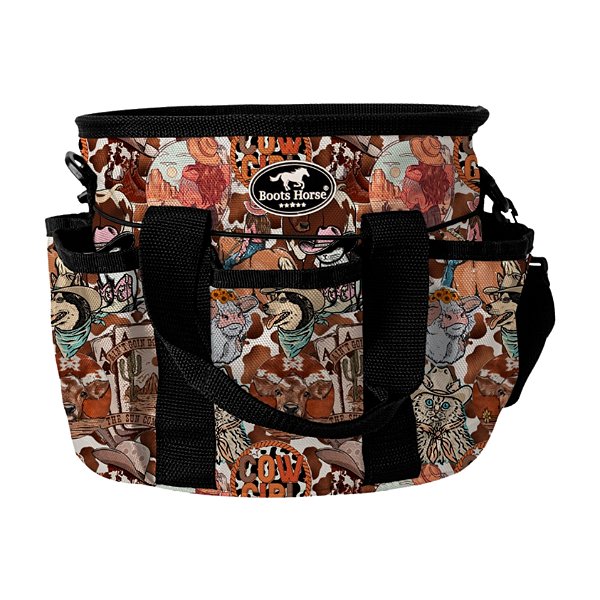 Bolsa Para Kit Higiênico Estampa Cow Girl - Boots Horse
