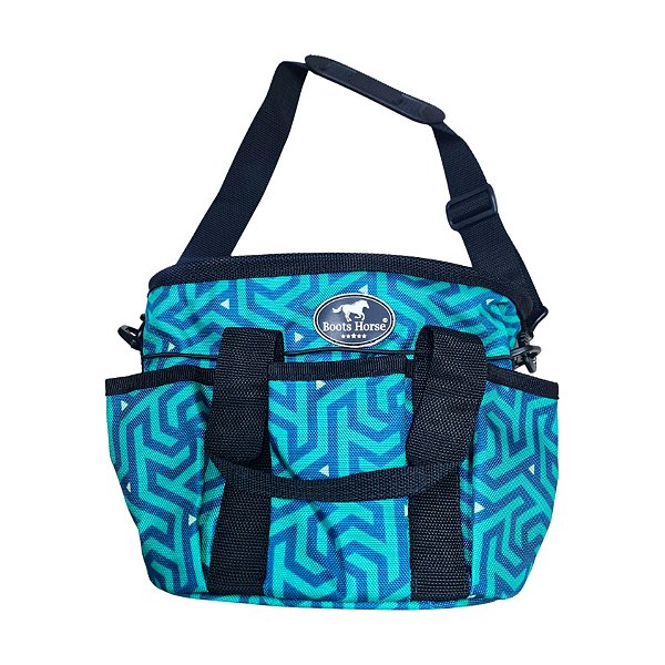 Bolsa Para Kit Higiênico Estampa Verde Água - Boots Horse