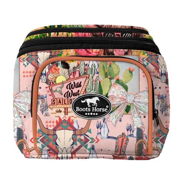 Pochete Mod Exportação Estampa Wild West Tamanho G - Boots Horse