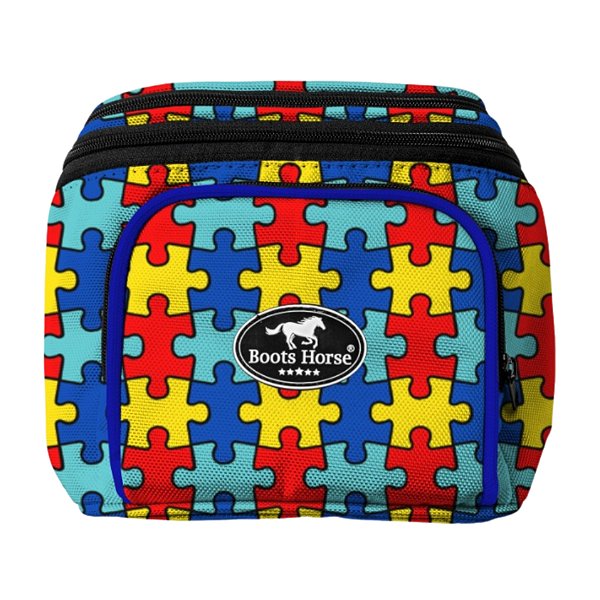 Pochete Mod Exportação Estampa Quebra Cabeças Tamanho G - Boots Horse