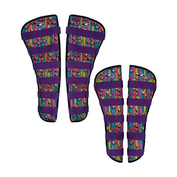 Kit Protetor de Viagem Longo Estampa Corações - Boots Horse