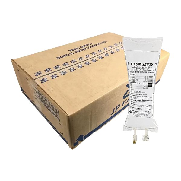 Ringer Lactato 1 Lt Caixa Com 10 Unidades - JP Farma