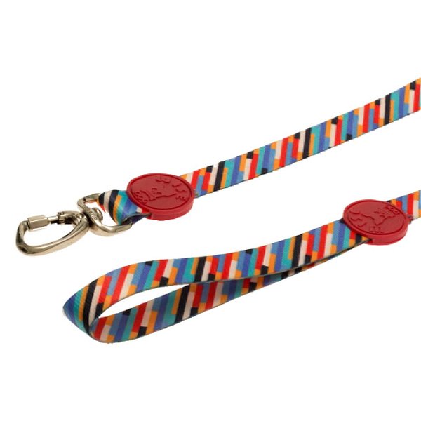 Guia Para Coleiras Tamanho M Listras Coloridas - Wise Dog