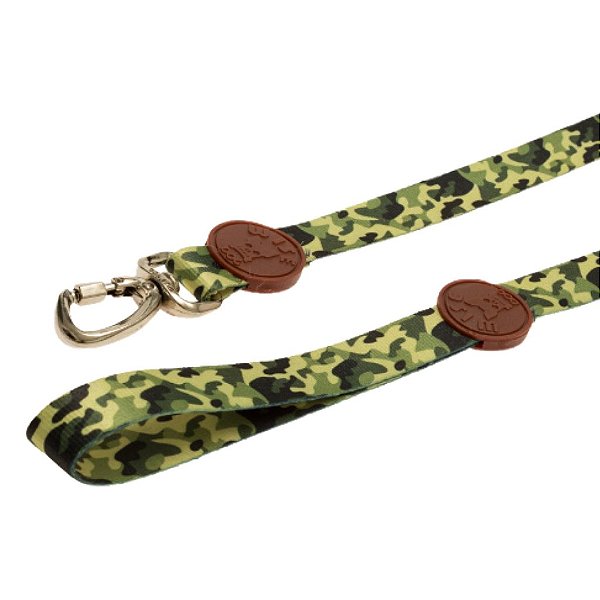 Guia Para Coleiras Tamanho P Camuflada - Wise Dog