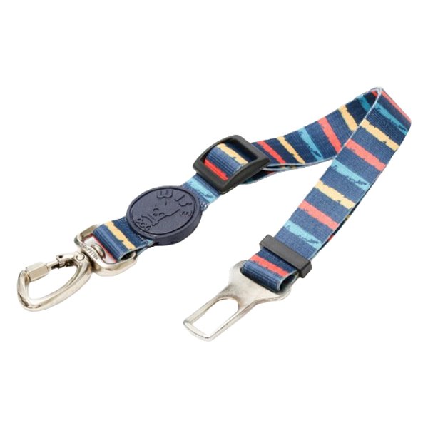 Cinto De Segurança Para Cães E Gatos Azul Com Listras - Wise Dog