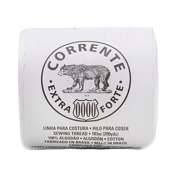 Linha Corrente Glacê Extra Forte Nº 0000 - Coats Corrente