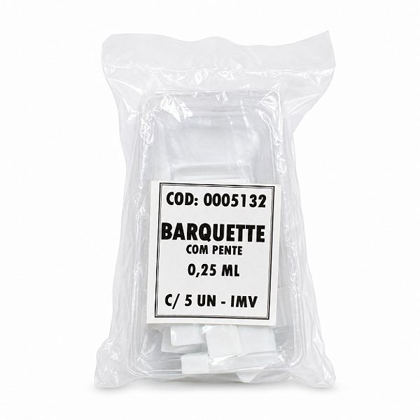 Barquette Com Pente 0,25 Com 5 Unidades - IMV