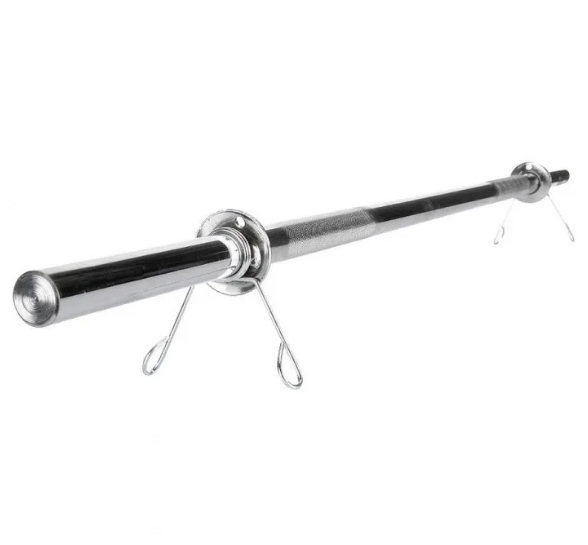 Barra Maciça Cromada Recartilhada 180cm
