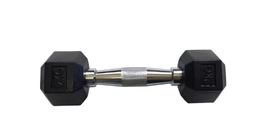 Halter Sextavado Injetado com Pegada Cromada 2kg