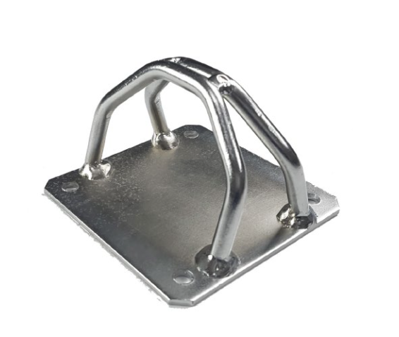 Suporte de Teto p/ Corda de Escalada Cromado