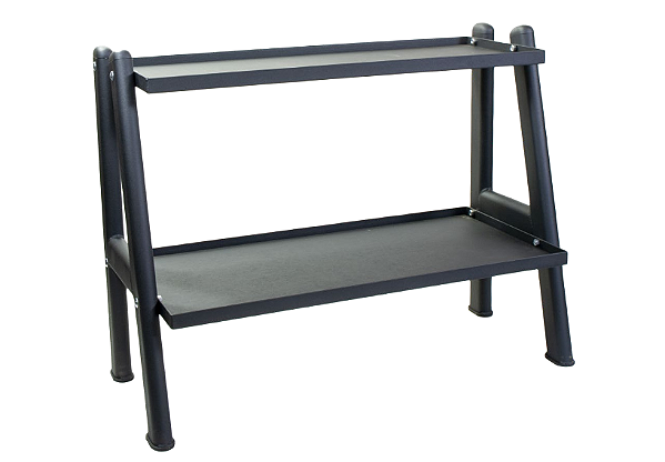 Mesa Multi-Uso com 2 Prateleiras Oblonga