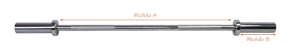Barra Olímpica 1,50mt