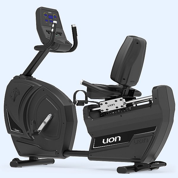 Bicicleta Ergométrica Horizontal Profissional LF 450D - Lion Fitness