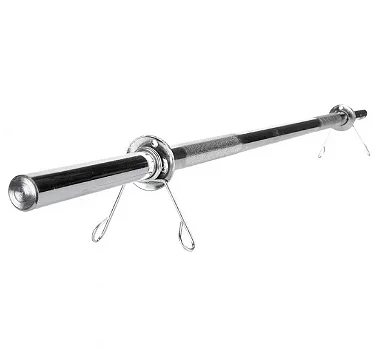 Barra Maciça Cromada Recartilhada 120cm