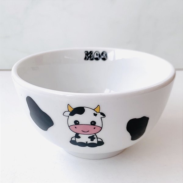 Bowl em Porcelana Vaquinha Moo