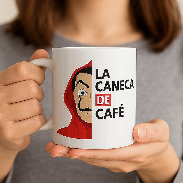 Caneca porcelana "la caneca de café"