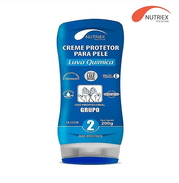 Creme Protetor Luva Química Grupo 2 CA42966 Nutriex 200g (CA 42966)