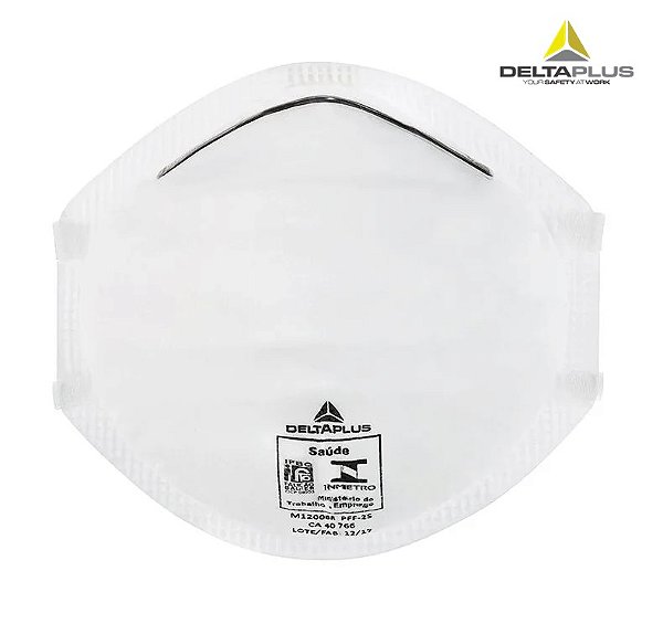 Respirador PFF2 Confort Semifacial Descartável Concha CA40766 Delta Plus (CA 40766)