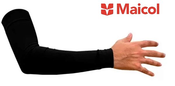 Manguito Maicol Proteção Solar Ultra Violeta Uv 50 em Poliéster Elastano