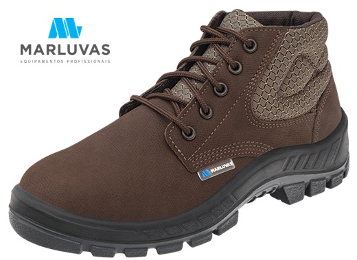 Botina Couro Nobuck Bico de PVC CA13808 Marluvas 50B26-CB-BP Hidrofugado (CA 13808)