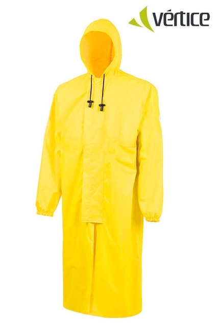 Capa de Chuva CA28728 Vértice Impermeável em Nylon Premium Longa Sem Refeltivo Amarelo 4200RF (CA 28728)