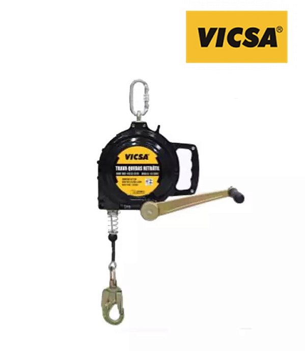 Trava-Quedas Retrátil VICTRIP3 Vicsa com Caixa em Alumínio 3-WAY (VIC TRIP3)