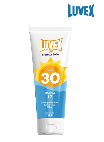 Protetor Solar Luvex UV FPS 30 UVA Bisnaga 120GR