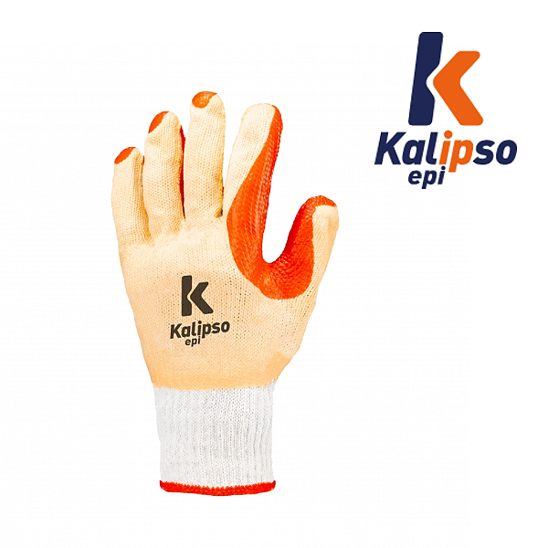 Luva Red Grip Látex Suporte Textil CA41415 Kalipso (CA 41415)
