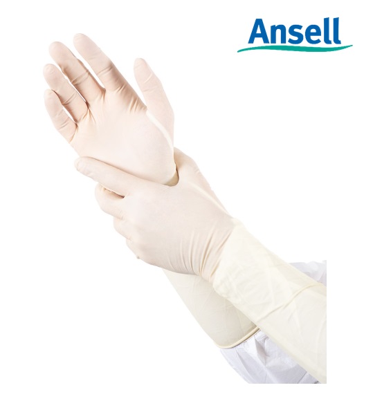Luva de Látex Estéril CA44273 Ansell Descartável para Salas Limpas BIOCLEAN™ EXTRA BLAS (CA 44273)