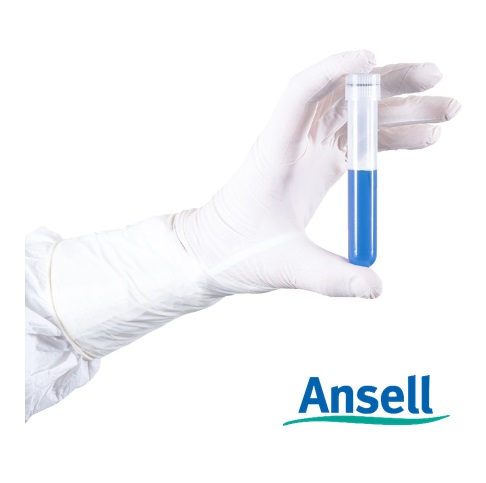 Luva Nitrilica Estéril CA40777 Ansell Descartável para Salas Limpas BIOCLEAN™ EXCELL BEXS (CA 40777)