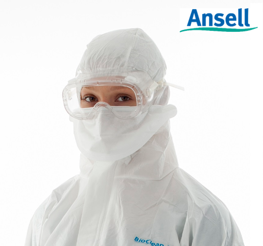 Óculos Uso Único Estéril CA42500 Ansell BIOCLEAN™ CLEARVIEW BCGS1 (CA 42500)