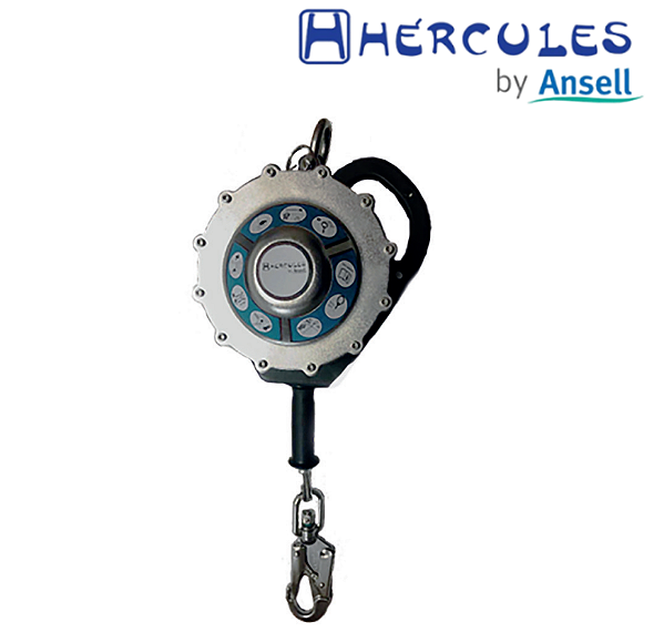 Trava-Quedas Retrátil HTQR010SLL Hércules 10m Cabo de Aço Inox