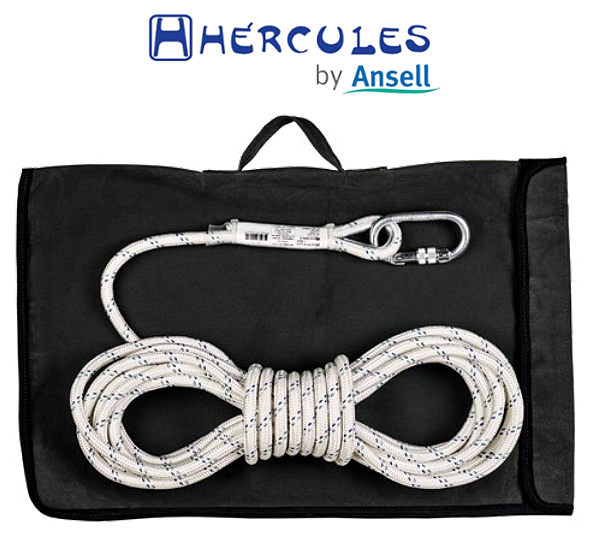 Corda de 25mm Acesso HLCTQ25 Hércules para Criação de Linha de Vida Provisória com Conector Classe B