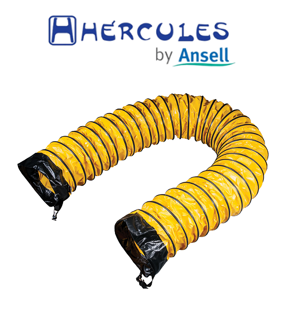 Duto Retrátil HECV2D2045 Hércules para Insuflador e Exaustor 20cm Diâmetro e 4,5m Comprimento